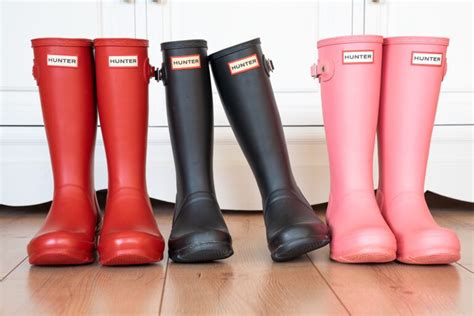 wie fallen hunter gummistiefel aus